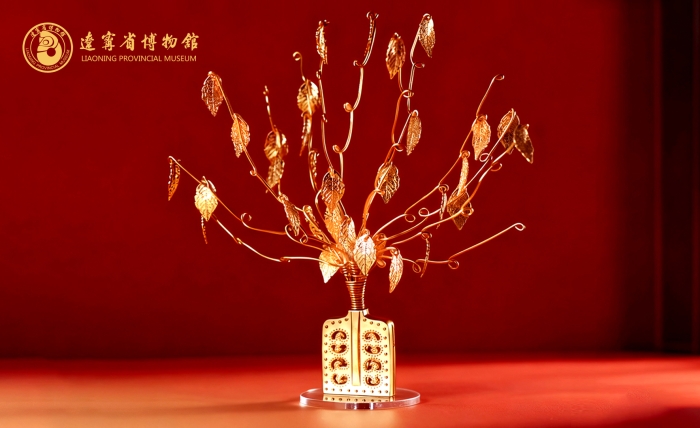 辽宁省博物馆金步摇手工摆件