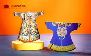 沈阳故宫锦绣云章/华彩霓裳木质冰箱贴