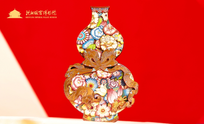 沈阳故宫百花福禄木质冰箱贴