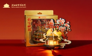 沈阳故宫-故宫映瑞发光木质冰箱贴