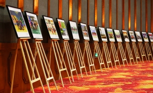 盛京银行书画图片展